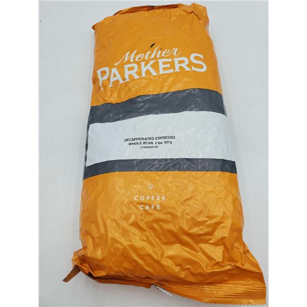 Mother Parkers Decaffeinated Espresso Wholebean (2lbs)
