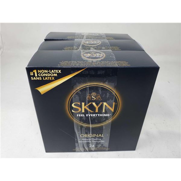 Skyn Original Synthetic Polyisoprene Condoms (3 x 24)
