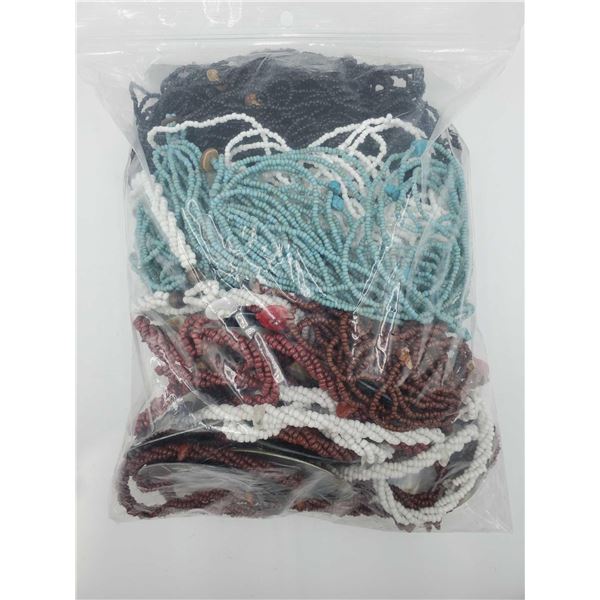 Lot of Assorted Seed Bead Necklaces