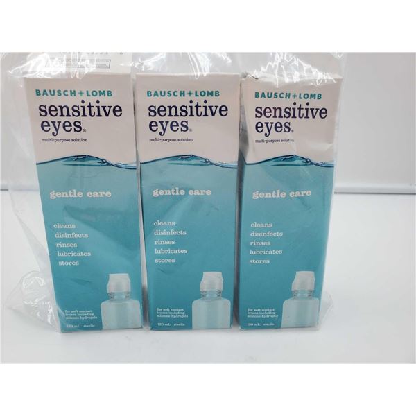 Bausch & Lomb Sensitive Eyes (3 x 120ml)