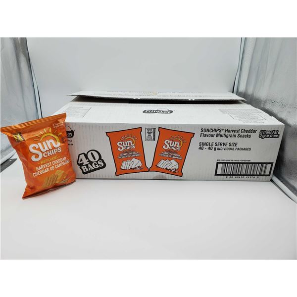 Sun Chips Multigrain Harvest Cheddar Chips (40 x 40g)