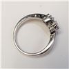 Image 2 : Silver 7 Diamonds Ring, Suggested Retail Value $200
