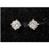 Image 1 : 14K White Gold Diamonds(0.32Ct,I1-I3,F-G) Earrings, Made in Canada, Appraised Retail $1375
