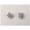 Image 7 : 14K White Gold Diamonds(0.32Ct,I1-I3,F-G) Earrings, Made in Canada, Appraised Retail $1375