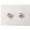 Image 7 : 14K White Gold Diamonds(0.3Ct,I1-I3,F-G) Earrings, Made in Canada, Appraised Retail $1295