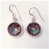 Image 5 : Silver Mystic Topaz(30ct) Ring,Earrings,Pendant,Chain(18") Set, Suggested Retail Value $500
