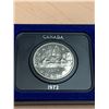 Image 1 : Royal Canadian Mint 1972 Cased Canoe Dollar with Display