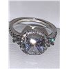 Image 2 : Ladies Cusion Cut 1.0 Carat Solitaire Cluster Top Ring size 7