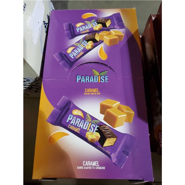 Paradise Chocolate Covered Wafer Snack - Caramel 20x60g