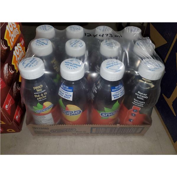 Snapple Peach Tea Fruit Drink 12X473ml