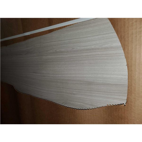 NEW Melamine Panel 1/2x42x60 inch with finished edge- rigid thermofoil light silt