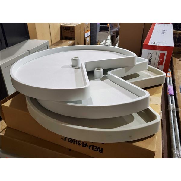 *NEW* Rev-A-Shelf - 3 Tier Lazy Susan with Center Mount poles