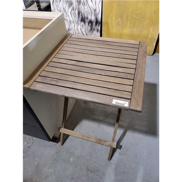 Folding Wooden Patio Table