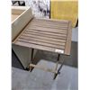 Image 1 : Folding Wooden Patio Table
