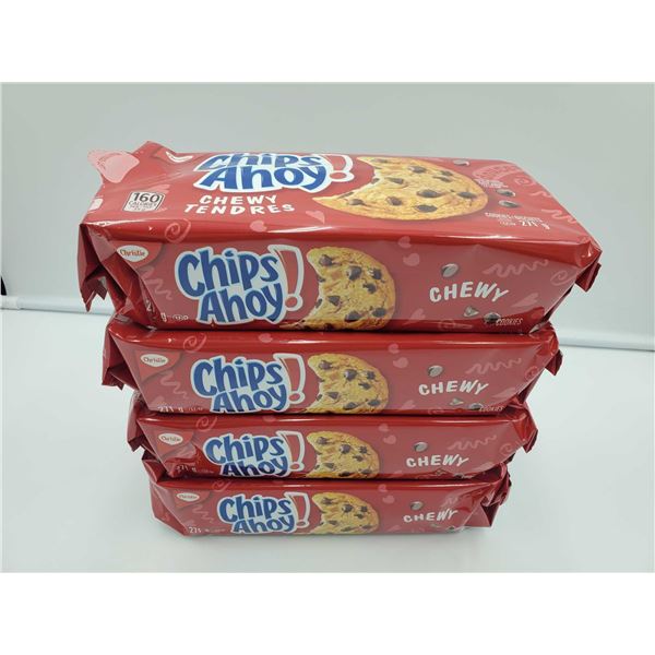 Chips Ahoy Chewy Chocolate Chip Cookies 4x
