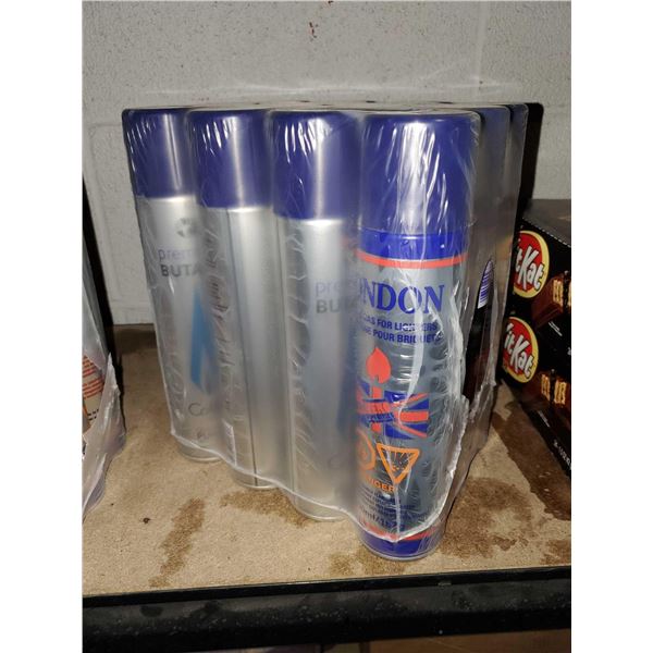 London Butane Gas For Lighters 12X300ml
