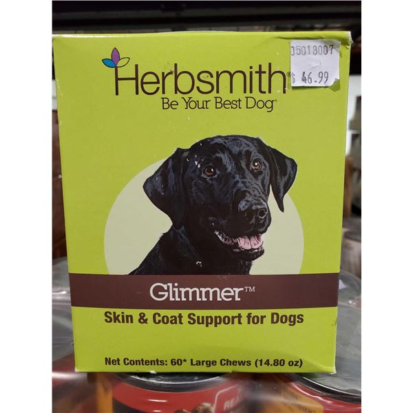 Herbsmith Chewable Glimmer Skin & Coat Support for Dogs 14.80oz
