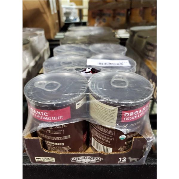 Castor & Pullox Organix Grain Free Chicken & Vegetable Wet Dog Food 12x360ml