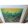 Image 2 : FRAMED MARINE LIFE ART  2 X THE MONEY