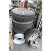 Image 1 : Goodrich LT255 175R16 Tires (4) w/Rims & 2 Others