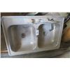Image 1 : S/S 2 Comp Kitchen Sink