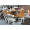 Image 1 : Dining Tables (2), Chairs & Fan
