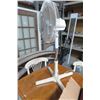 Image 3 : Dining Tables (2), Chairs & Fan