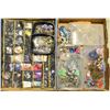 Image 1 : 2 LARGE FLATS OF CRAFTING SUPPLIES