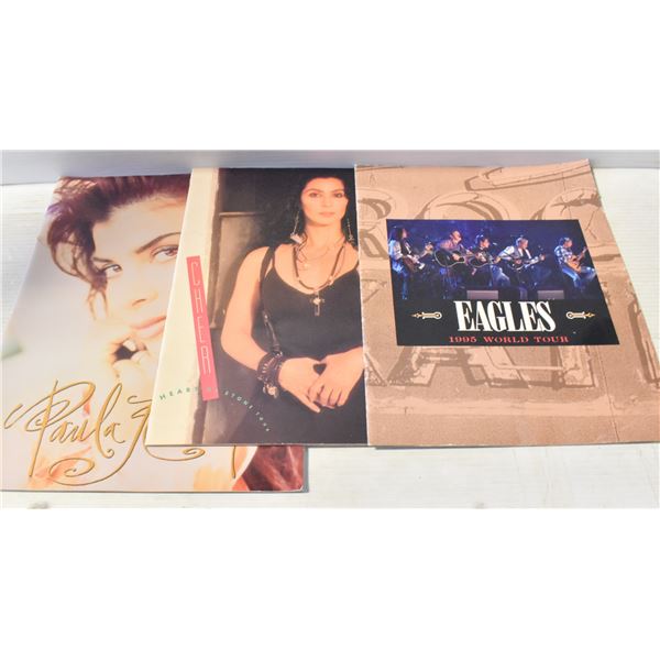 EAGLES, CHER, & PAULA ABDUL TOUR BOOKS