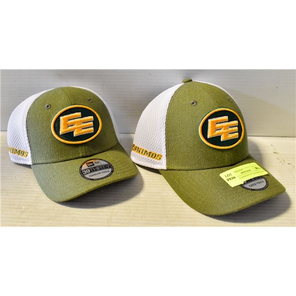 PAIR OF NEW EDMONTON ESKIMO'S HATS