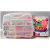 Image 1 : KIDS BRACELET MAKING KIT WITH BEADS AND BUTTONS