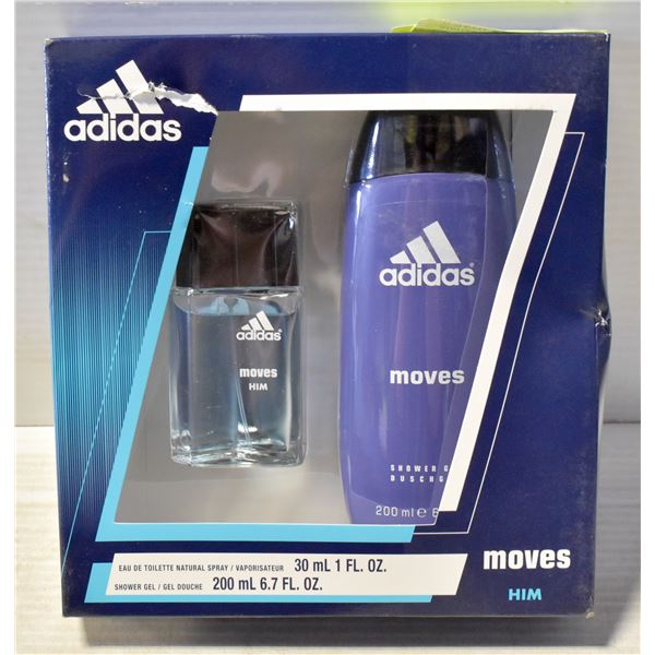 ADIDAS "MOVES" FOR HIM 2 EAU DE TOILETTE & SHOWER