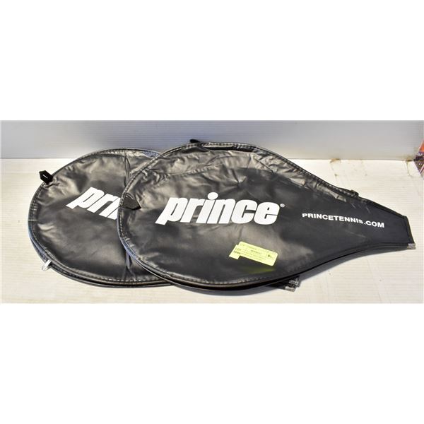 PAIR OF NEVER USED PRINCE TENNIS REACKET COVERS