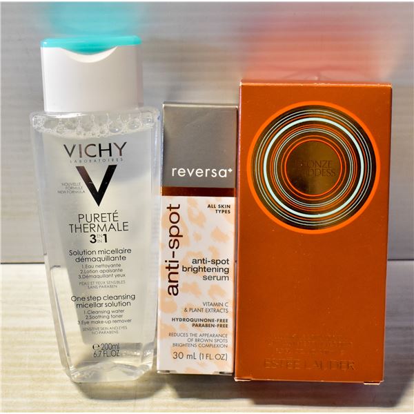 LOT OF PREMIUM BRAND SKIN CARE PRODUCTS - VICHY,