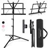 Image 1 : NEW REPACKAGED METAL TRIPOD MUSIC STAND WITH SHEET