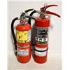 Image 1 : LOT OF 2  5-7LBS CHARGED FIRE EXTINGUISHERS
