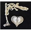 Image 1 : SILVER TONE HEARTS PENDANT CHAINS BRACELET