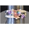 Image 1 : HEART SHAPE STONES RING SIZE 8