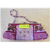 Image 1 : LADIES PURPLE BEADED CLUTCH