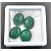 Image 1 : #100-GREEN JADE GEMSTONE 34.80CT