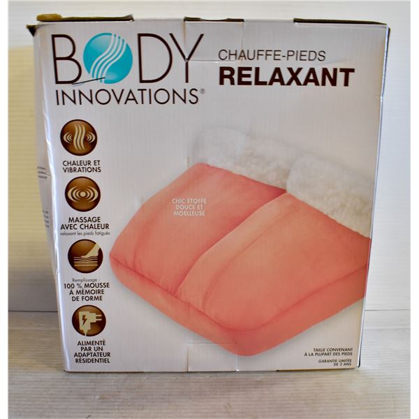 BODY INNOVATIONS SOOTHING FOOT WARMER & MASSAGE