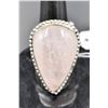 Image 1 : #65-NATURAL PINK ROSE QUARTZ RING SIZE 8