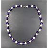 Image 1 : #248-NATURAL AMETHYST, FRESH WATER PEARL NECKLACE