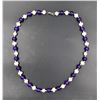 Image 1 : #248-NATURAL AMETHYST, FRESH WATER PEARL NECKLACE