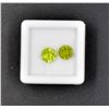 Image 1 : #210-NATURAL GREEN PERIDOT GEMSTONE 7MM/2.10CT