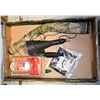 Image 1 : FLAT OF HUNTING/CALLS AND GEAR INCL. 3 DEER,