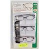 Image 1 : FOSTER GRANT LDS READING GLASSES 3 PACK +2.00