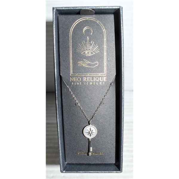 STERLING SILVER .925 KEY NECKLACE