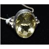 Image 1 : STERLING SILVER .925 LEMON QUARTZ RING SIZE 6.25