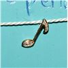 Image 1 : 14 KARAT( 585) MUSIC NOTE PENDANT W/6 DIAMONDS